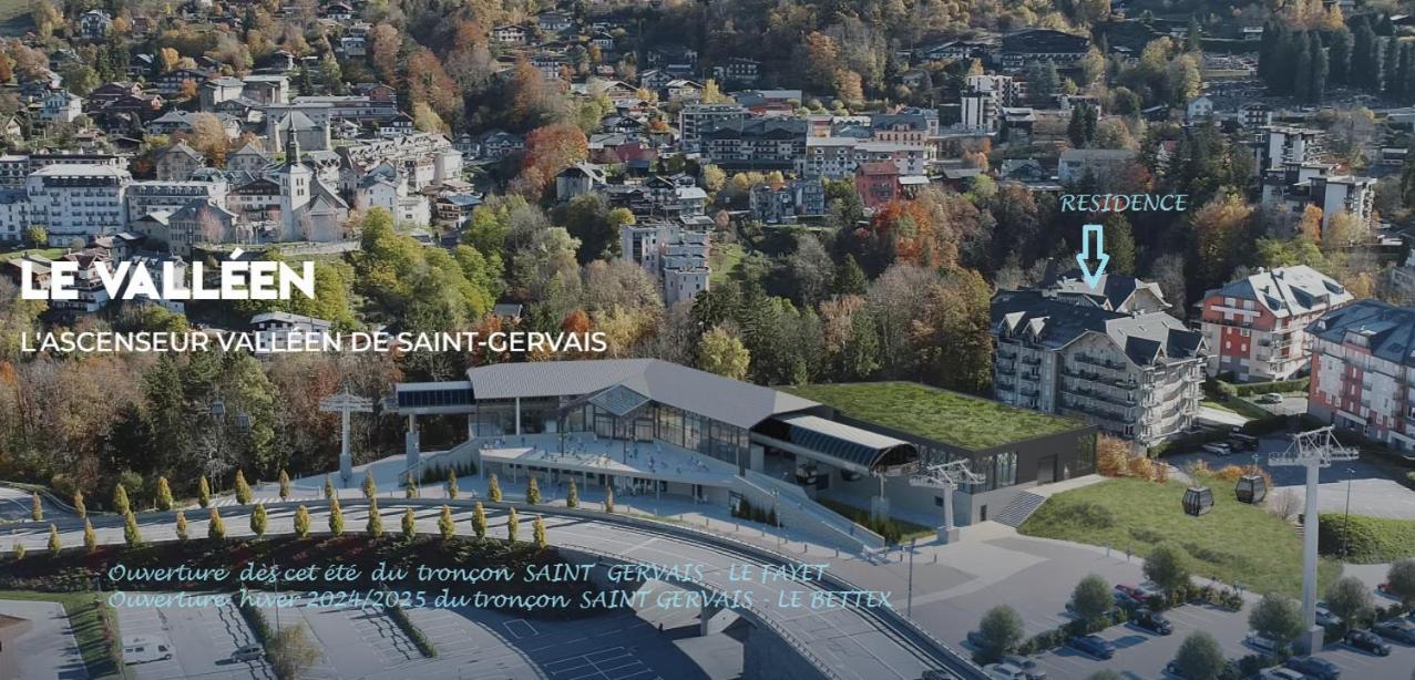 Appartement T2+Cabine Independante Au Depart Des Telecabines Saint-Gervais/Bettex/Mont D'Arbois ภายนอก รูปภาพ