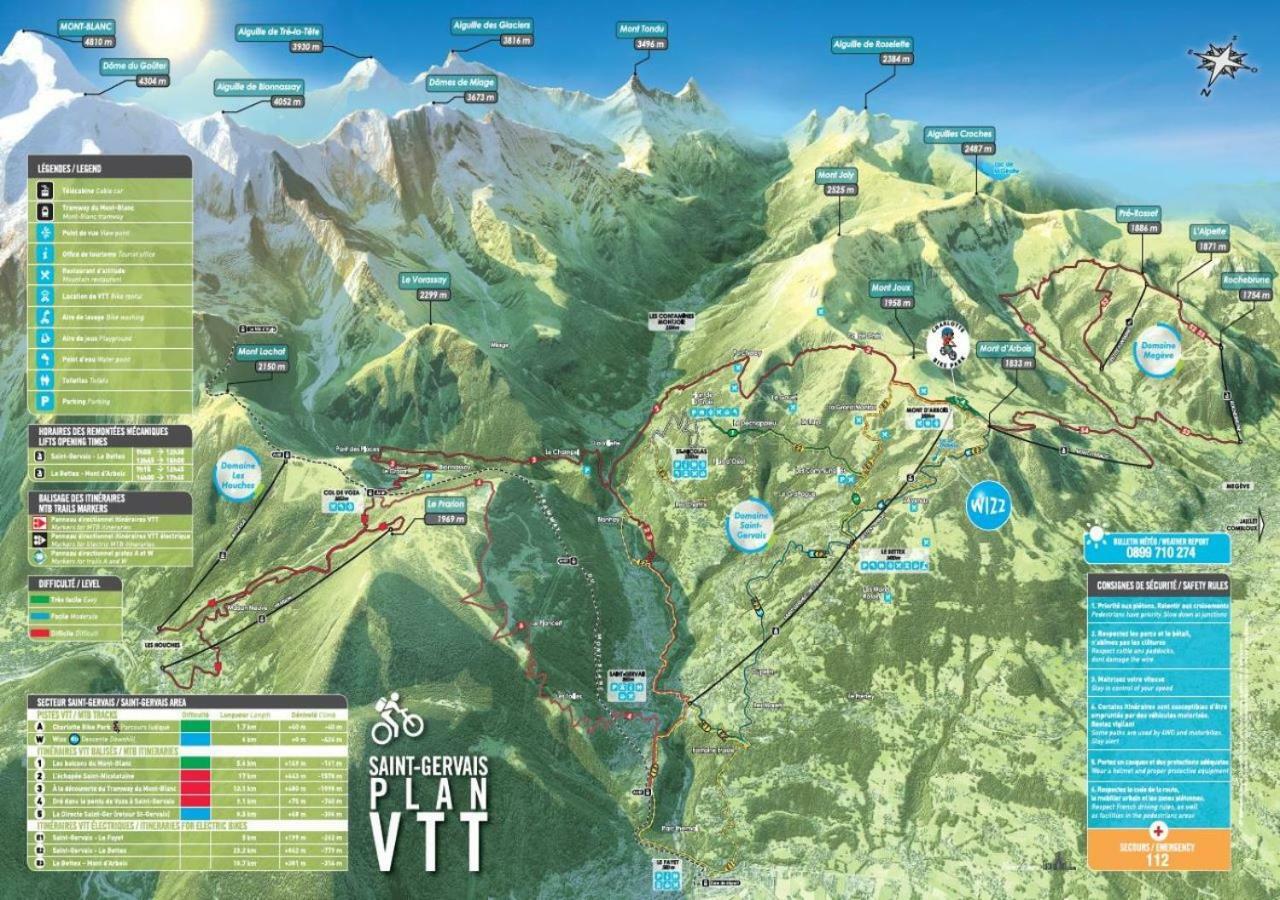 Appartement T2+Cabine Independante Au Depart Des Telecabines Saint-Gervais/Bettex/Mont D'Arbois ภายนอก รูปภาพ